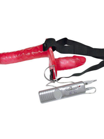 dobbeltdildo strap-on med vibration