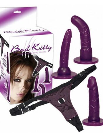 Bad Kitty Strap-On dildo Sæt