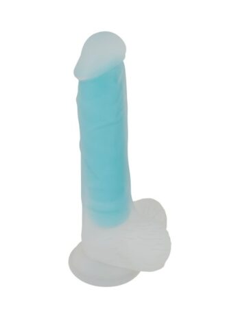 Selvlysende Glow in the Dark Dildo med Sugekop