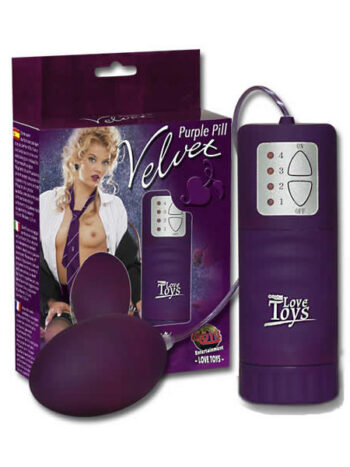Velvet Purple Pill Vibrator-Æg