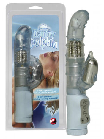 Danny Dolphin Perlevibrator med Klitoris-stimulator