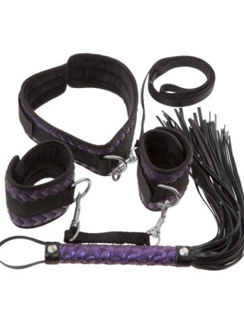 Bad Kitty Bondage Sæt Sort og Lilla