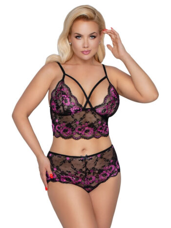 Blonde BH sæt i Pink