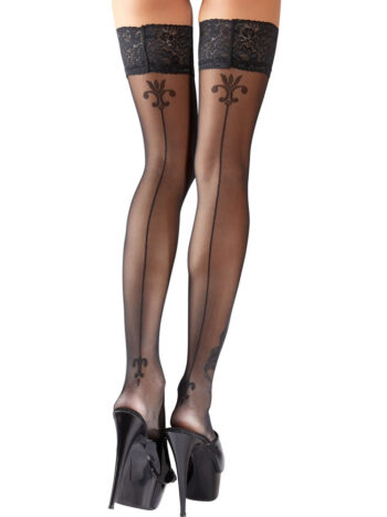 Strømper med Trykt Søm