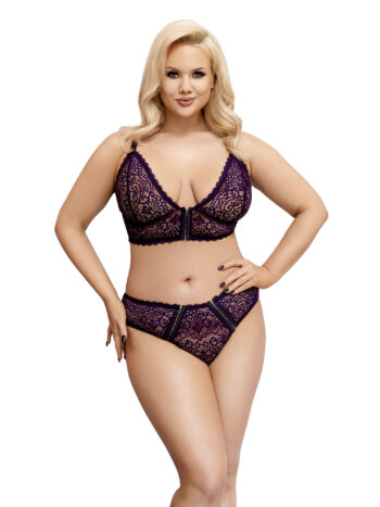 Blonde Bralette med Brief Trusse