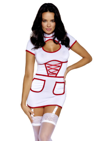 Sygeplejerske kostume og kjole