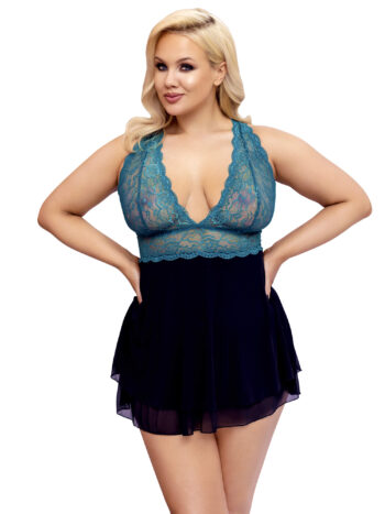 Babydoll i Blonder og Tyl