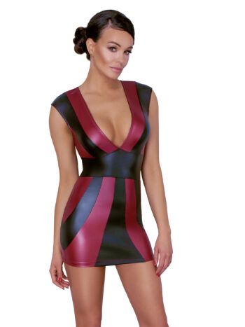 Wetlook Kjole med Rød